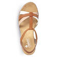 Rieker Wedge Sandals 61995-81, Brown - Rieker women`s sandals - 130604 - 4