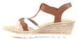 Rieker Wedge Sandals 61995-81, Brown - Rieker women`s sandals - 130604 - 2