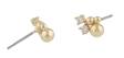 Snö of Sweden Earrings Lise gold/clear - Earrings - 135294 - 2