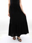 Vero Moda Maxi skirt Pretty HW black - Skirts - 136024 - 1