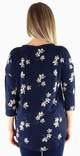 Vero Moda Sweater Malena navy blazer/Rina - Women's knitwear - 132724 - 2