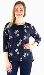 Vero Moda Sweater Malena navy blazer/Rina - Women's knitwear - 132724 - 1
