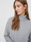 Vero Moda Knitted Dress Brilliant light grey - Women's knitwear - 129144 - 2