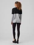 Vero Moda Cardigan Lillie light grey/black - Women's knitwear - 132564 - 2