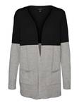 Vero Moda Cardigan Lillie light grey/black - Women's knitwear - 132564 - 3