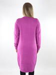 Vila Ril Open women's long cardigan Cattleya Orchid - Women's knitwear - 134934 - 2