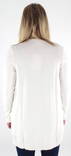 Vila Women's Cardigan Ril open white alyssum - Women's knitwear - 125274 - 2