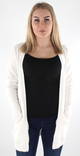 Vila Women's Cardigan Ril open white alyssum - Women's knitwear - 125274 - 1