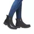 Rieker women's ankle boots 78556-00 black - Rieker ankle boots - 136674 - 5
