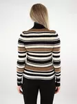 Only women's polo sweater Pullover black/whitecap gray - Women's knitwear - 137264 - 2
