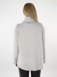 Only women's sweater Rib light gray - Women's knitwear - 137464 - 2