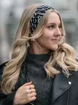 Veniz headband 81810 black and white - Women's beanies and gloves - 138324 - 1