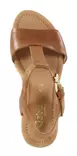 Gabor genuine leather wedge sandals 6202454 peanut - Women's sandals - 138514 - 4