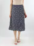 Only wrap skirt Flounce Long night sky - Skirts - 138574 - 1