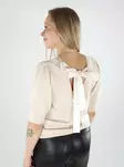 Vila women's sweater Bow super light natural - Women's knitwear - 138844 - 1