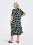 Only Carmakoma Plus Size Dress Life V-Neck laurel wreath - Dresses and tunics - 138924 - 2