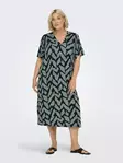 Only Carmakoma Plus Size Dress Life V-Neck laurel wreath - Dresses and tunics - 138924 - 5