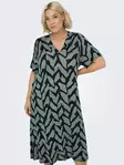 Only Carmakoma Plus Size Dress Life V-Neck laurel wreath - Dresses and tunics - 138924 - 3