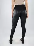 Pieces women's fleece leggings PCNEW Shiny Fleece black - Leggings - 139414 - 2