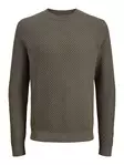Jack&Jones Men's Sweater Blubarkley crocodile/twist - Men's knitwear - 139934 - 7