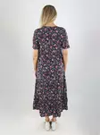 Vila dress midi black/pink/blue - Dresses and tunics - 141174 - 2
