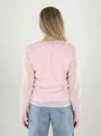 Vero Moda shirt plisse pink-a-boo - Women's long sleeved shirts - 141184 - 2