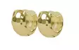 Snö of Sweden Earrings Union nine hammered ring 12 mm gold - Necklaces - 141594 - 1