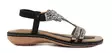 Andrea Conti women's sandals 15490040002 black - Women's sandals - 138334 - 2