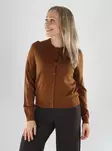 Aware by Vero Moda Cara wool toffee cardigan - Women's knitwear - 141474 - 1
