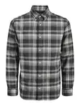 Jack&Jones men's flannel shirt grey check - Men's dress shirts - 139994 - 3