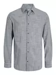 Jack&Jones men's cotton dress shirt Structure navy blazer - Men's dress shirts - 135124 - 1