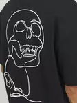 Jack&Jones men's t-shirt Tee black/skull - Men's T-shirts - 137574 - 5