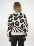 JDY women's sweater Animal cement/black/malt - Women's knitwear - 137454 - 2