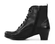Natura women's leather ankle boots 25010 black - Women's ankle boots - 139674 - 2