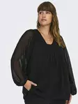 Only Carmakoma women's plus size shirt black - Women's long sleeved shirts - 136834 - 4