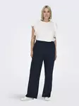 Only Carmakoma plus size pants Button Pant navy blazer - Women's trousers - 137284 - 2