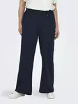 Only Carmakoma plus size pants Button Pant navy blazer - Women's trousers - 137284 - 1