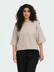 Only Carmakoma CARSIMONI 3/4 PULLOVER KNT pumice stone/melange - Women's knitwear - 141674 - 1