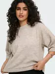 Only Carmakoma CARSIMONI 3/4 PULLOVER KNT pumice stone/melange - Women's knitwear - 141674 - 2