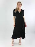 Only wrap dress SS Wrap Midi black - Dresses and tunics - 138554 - 1