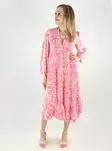 Only patterned dress 7/8 cloud dancer/sikka - Dresses and tunics - 140564 - 1