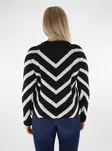 Only Sweater black/cloud dancer - Women's knitwear - 136654 - 2
