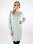 Only Knitted Dress Puff aqua gray - Women's knitwear - 137334 - 1