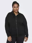 Only Play Curvy Plus Size Sweatshirt Lounge Black - Women's sports hoodies and sweatshirts - 138964 - 4