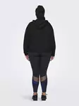 Only Play Curvy Plus Size Sweatshirt Lounge Black - Women's sports hoodies and sweatshirts - 138964 - 2