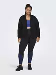 Only Play Curvy Plus Size Sweatshirt Lounge Black - Women's sports hoodies and sweatshirts - 138964 - 3