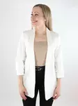 Pieces women's blazer 3/4 cloud dancer - Women's jackets and blazers - 138034 - 1