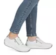 Rieker women's wide-last walking shoes N1100-81 white - Rieker women`s walking shoes - 140444 - 5