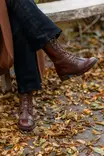 Ten Points Women's Genuine Leather Ankle Boots 60366 Pandora Rust - Women's ankle boots - 137194 - 4