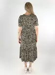 Vero Moda patterned dress O-Neck Calf birch/leo print - Dresses and tunics - 138594 - 2
